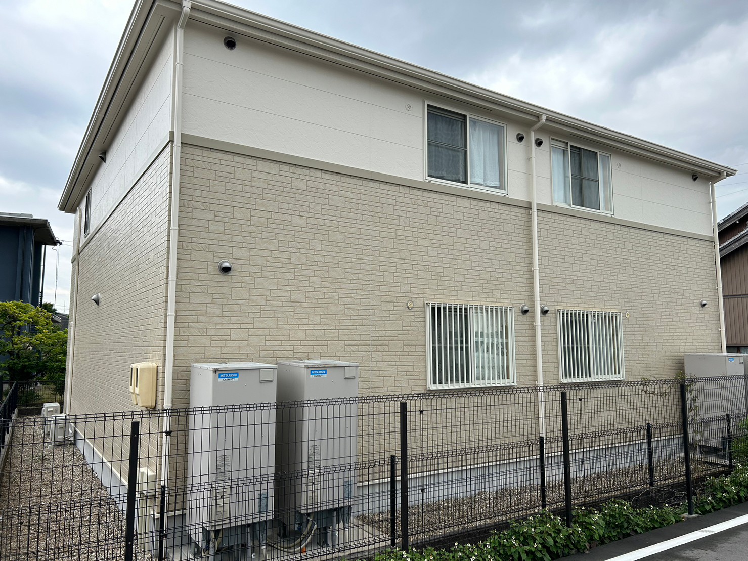 【外壁施工後】フッ素塗料、クリア塗料で塗装し綺麗に仕上がりました！