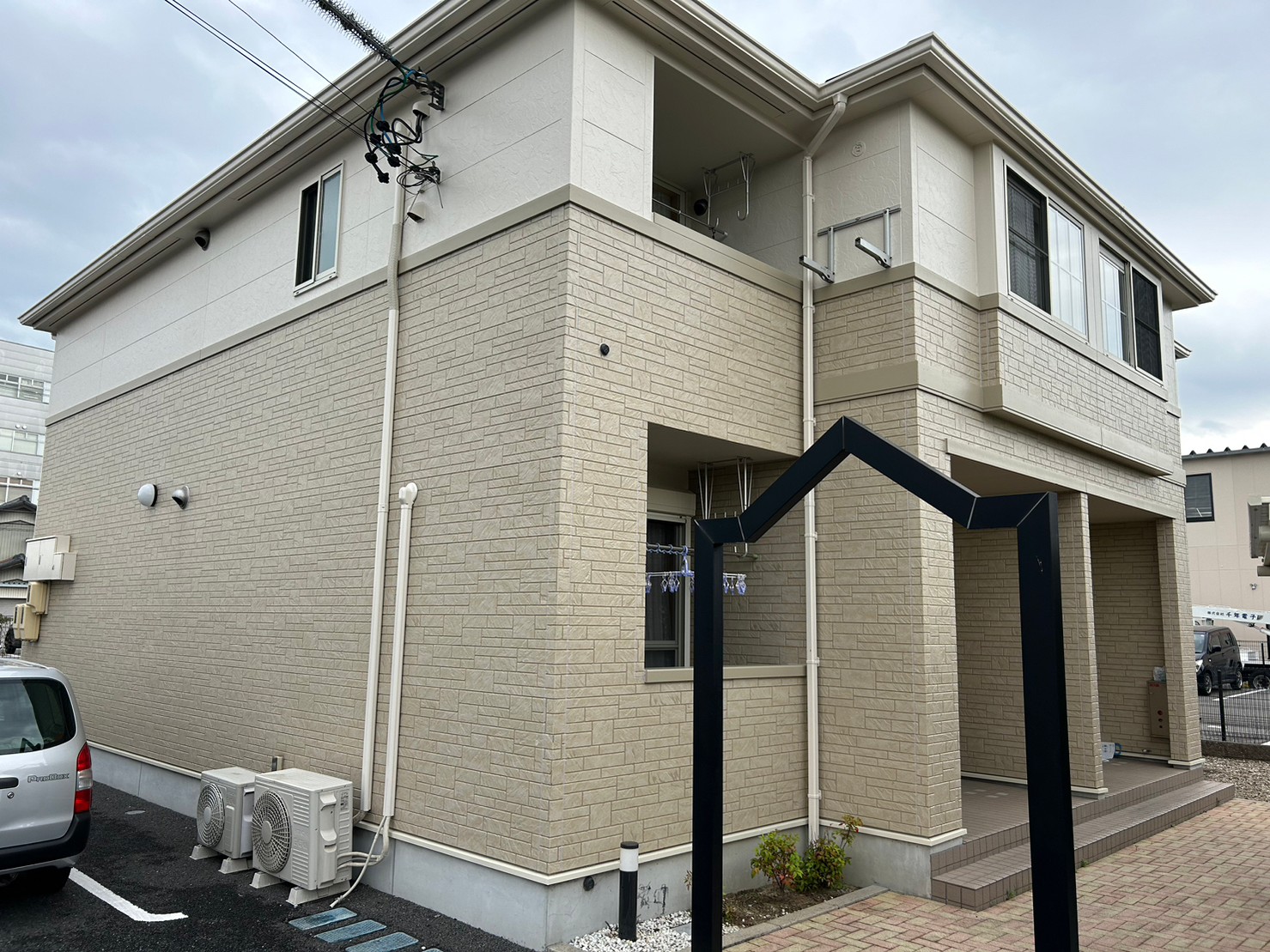 【外壁施工後】フッ素塗料、クリア塗料で塗装し綺麗に仕上がりました！